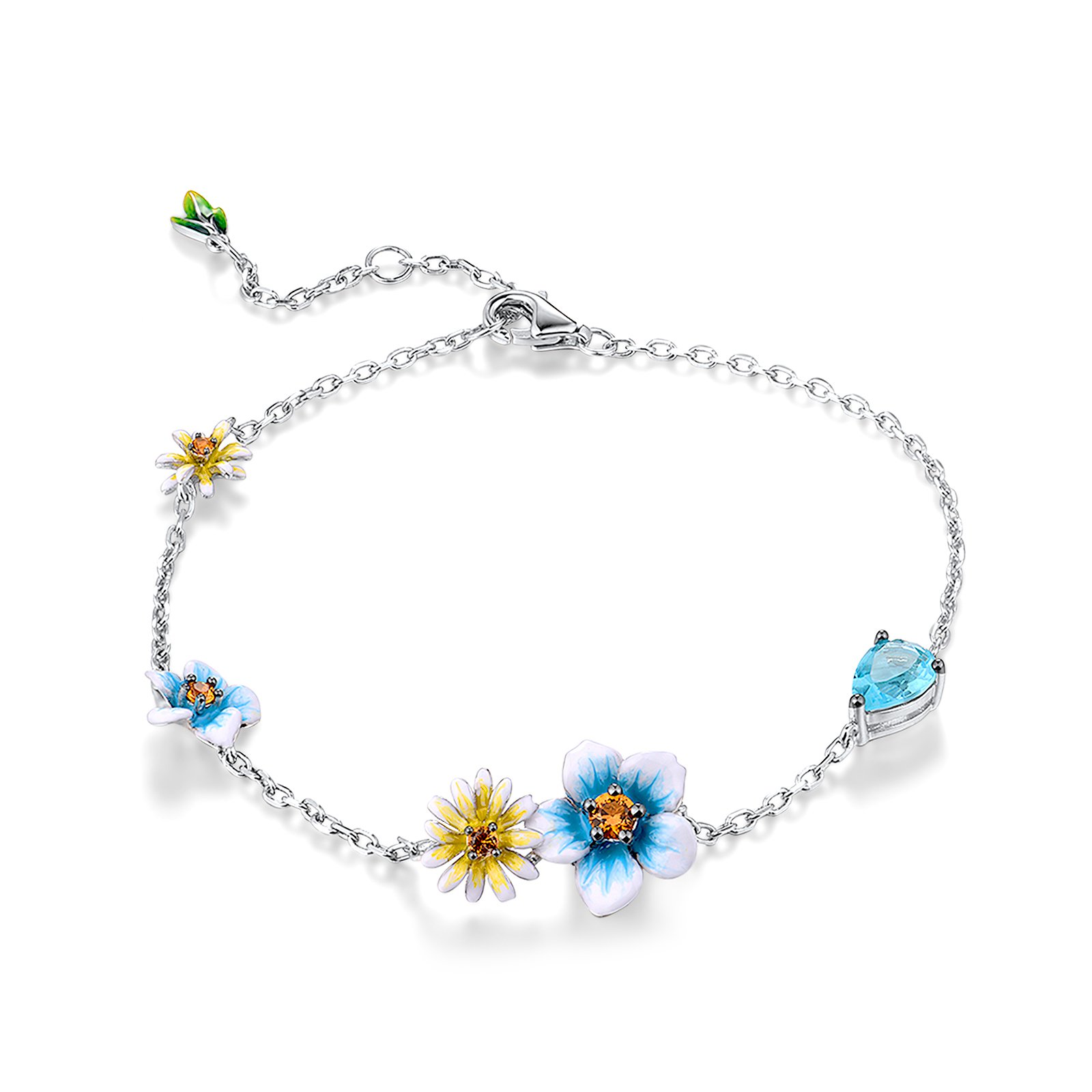 

Браслет из серебра с эмалью 1747889