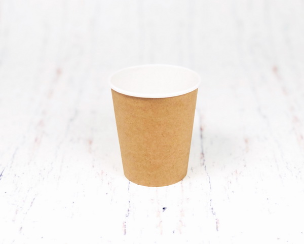 

Стакан бумажный крафтовый однослойный Петруцалек CUP 250С Коричневый 250 мл 1000 шт/уп