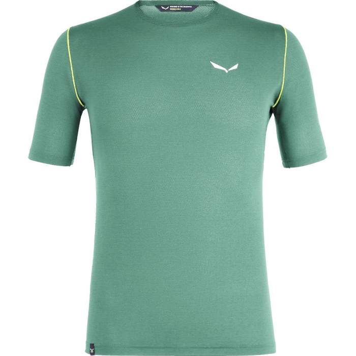 

Футболка Salewa Pedroc Hybrid 3 Dry / Tee Mns 5949 myrtle melange (зелений), 46, Футболка Salewa Pedroc Hybrid 3 Dry S/S Tee Mns 5949 myrtle melange (зелений), 46/S