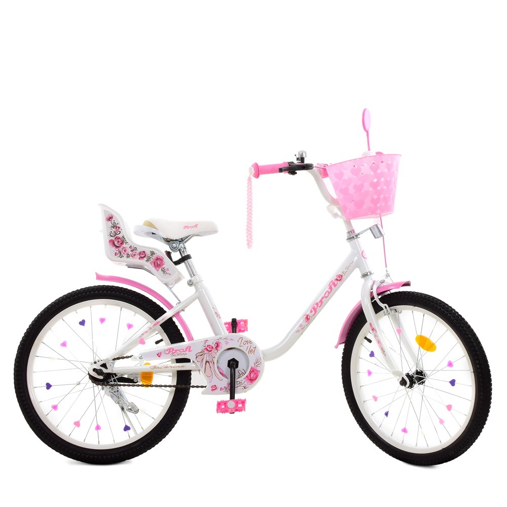 

Велосипед Profi Ballerina New 20" Y2085-1K White / Pink (Y2085-1K)