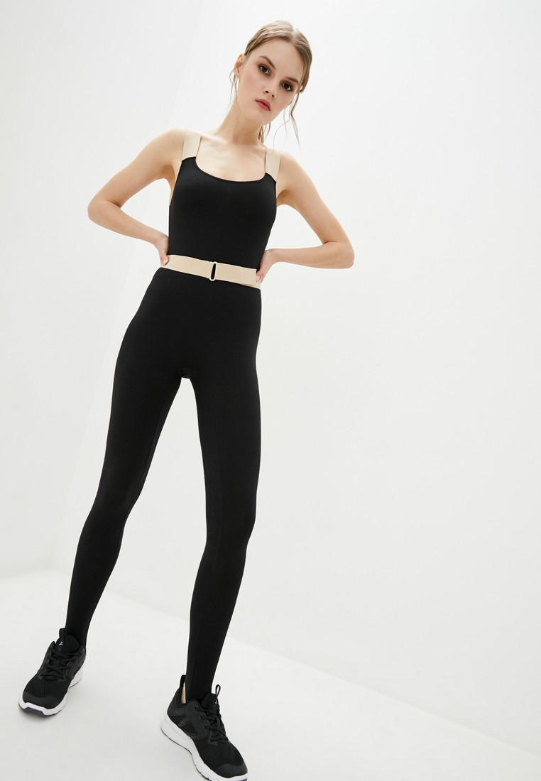 

Спортивный женский комбинезон для йоги Twinsber Nude Black, размер XS