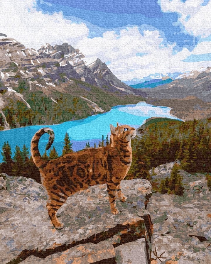 

Картина по номерам Кот оцелот среди гор, 40х50 Brushme (GX35753) (0098-982)
