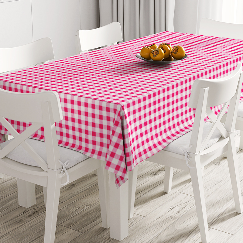 

Скатерть Time Textile Клетка розовая 1,5 см Розовый TT106652 140x220