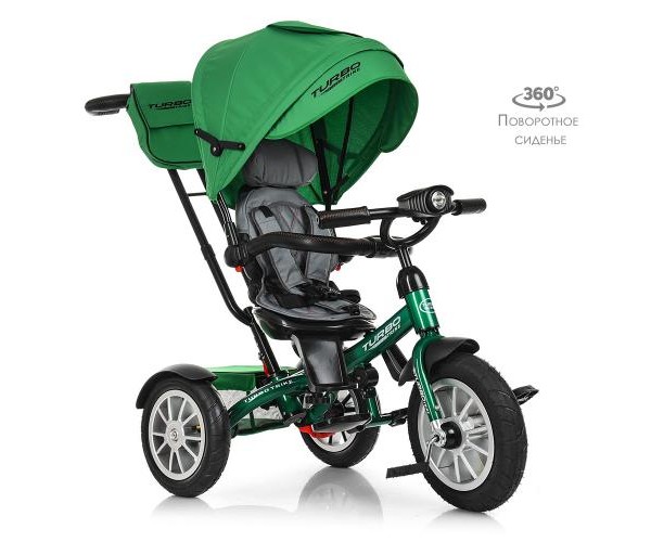 

Велосипед трехколесный TURBOTRIKE M4057, Зеленый
