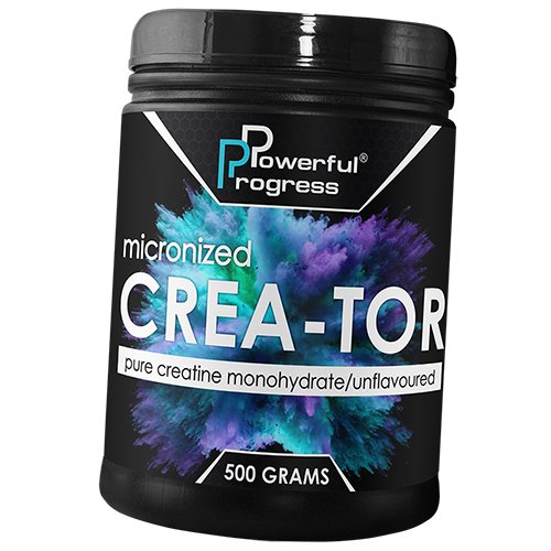 

Креатин Моногидрат, Crea-Tor Micronized, Powerful Progress 500г Без вкуса (31401001)