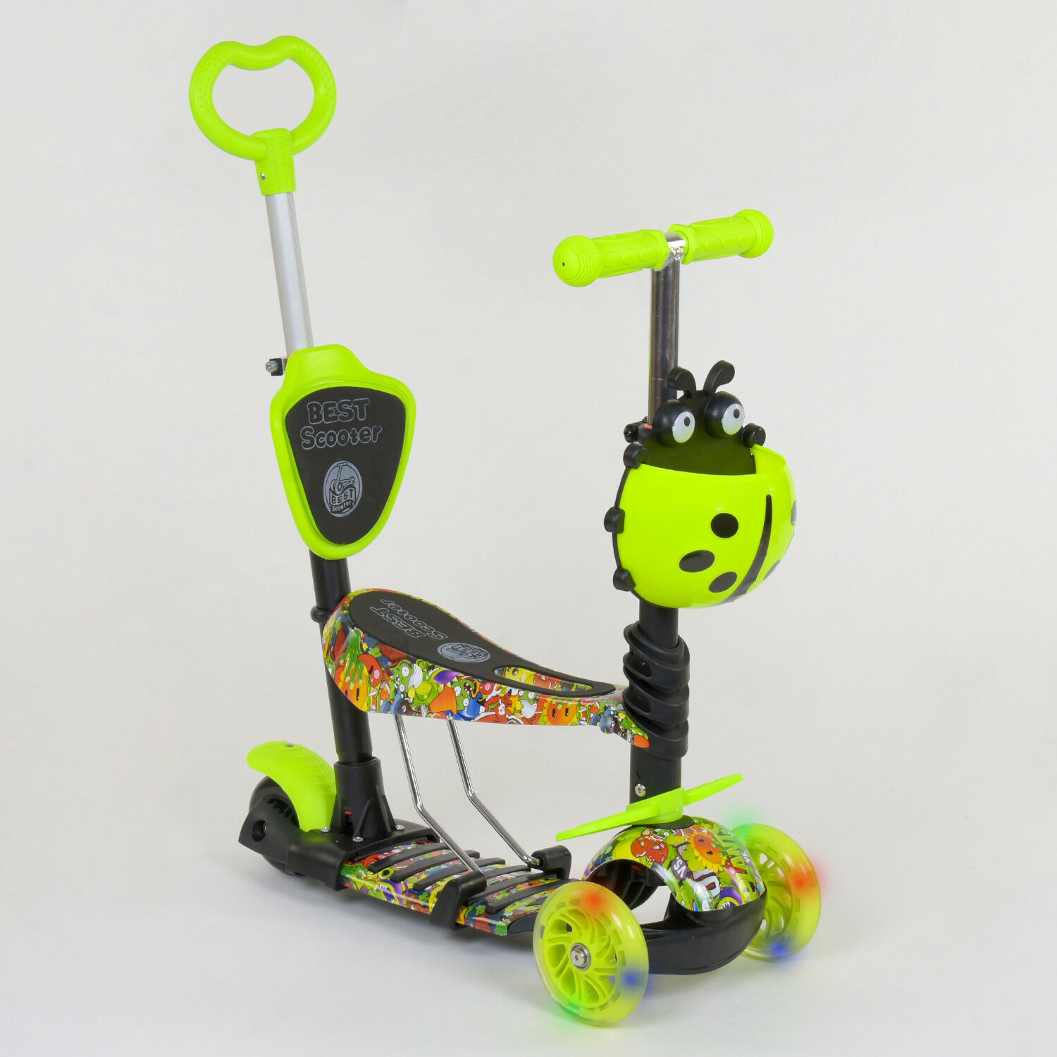 

Самокат 5 в 1 Best Scooter ABSTRACTION (SC8885)