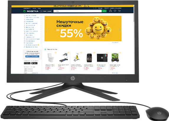 

Моноблок HP AiO 21-b0008ua (3F8B6EA) Black