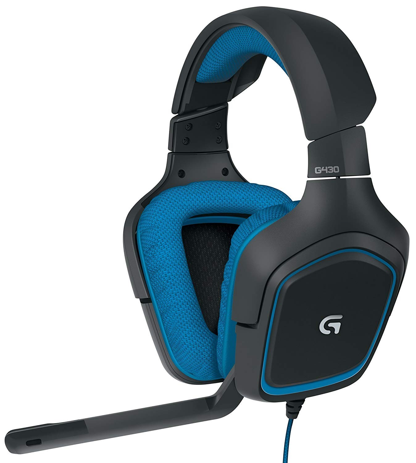 

Наушники Logitech G430 Surround Sound Gaming Headset Черные с синим