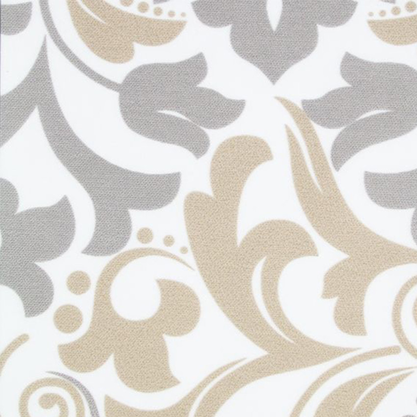 

Рулонная штора RolDecor элит Barocco 52x150 см Серая BV0967-52