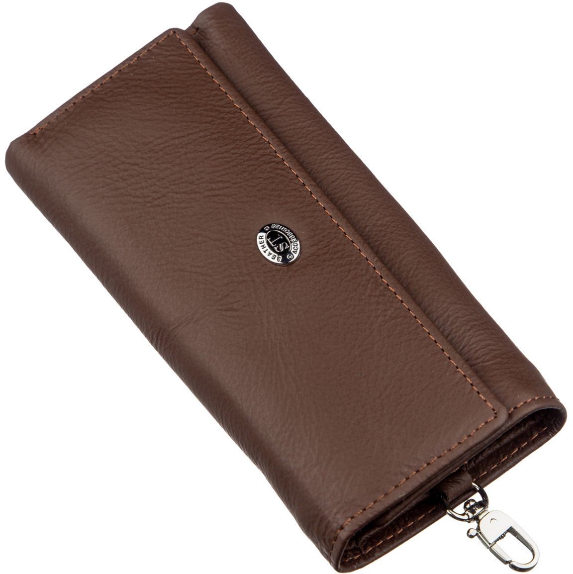 

Мужская ключница кожаная ST Leather Accessories 18840 Коричневая