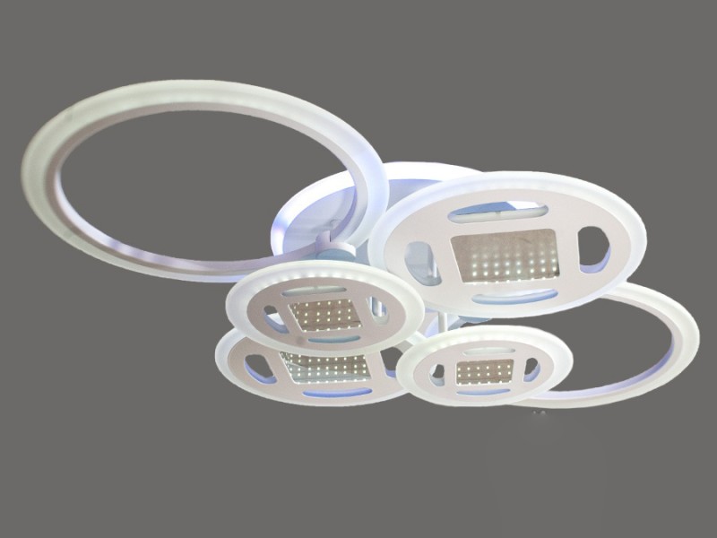 

Люстра Потолочная LED-люстра с 3d эффектом, 155W 6016/2+2+2WH (LI10260)