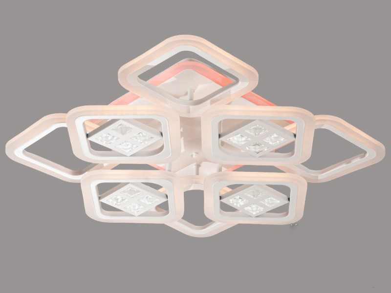 

Люстра Потолочная светодиодная люстра с диммером 190W AS8190/4+4WH LED 3color dimmer (LI10363)