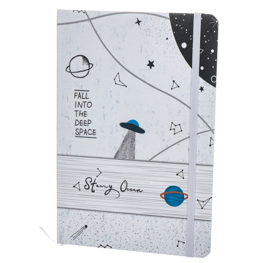 

Блокнот Elisey "Starry Ocean" белый (клетка) (8129-002) (SKL01889)