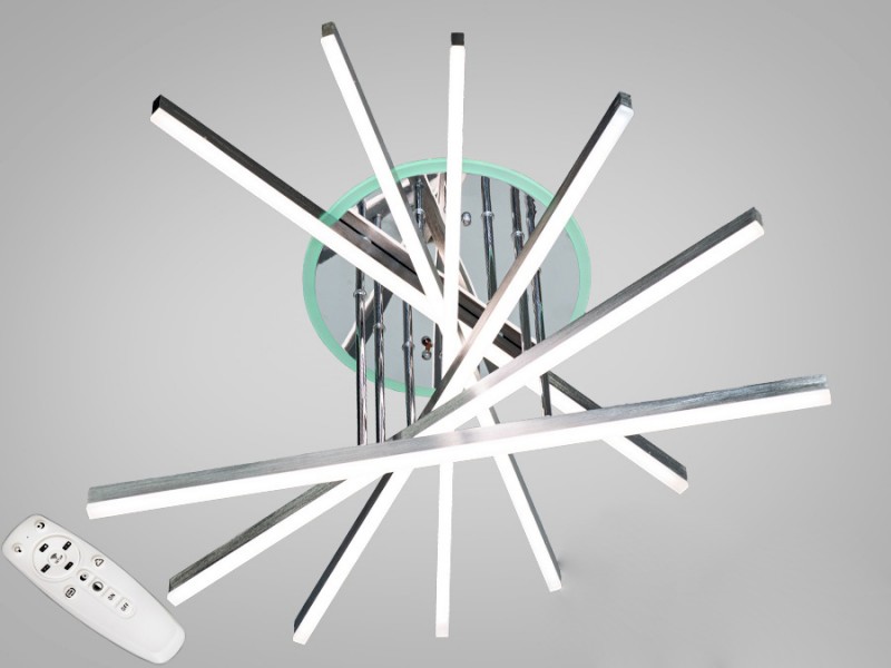 

Люстра Потолочная светодиодная люстра с диммером 130W 7010NEW HR LED RGB (LI10364)