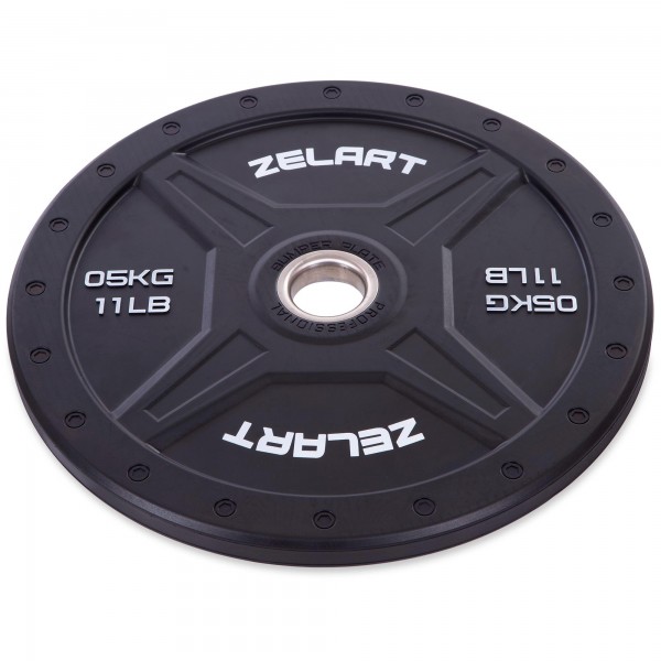 

Бамперные диски для кроссфита Zelart TA-2258-5 Bumper Plates 5кг (MR12832)