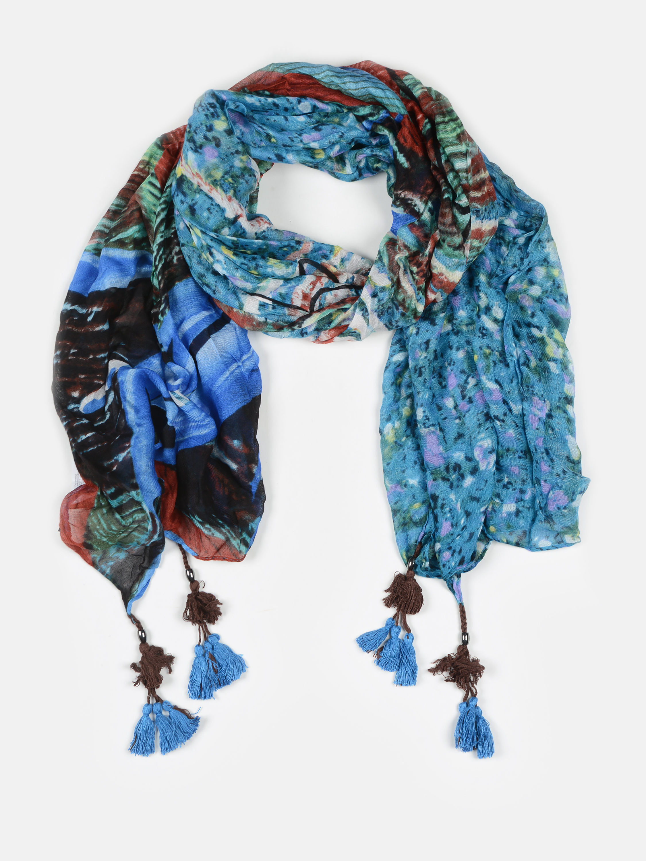 

Шарф Desigual 72W9GC4/5000 Синий с принтом