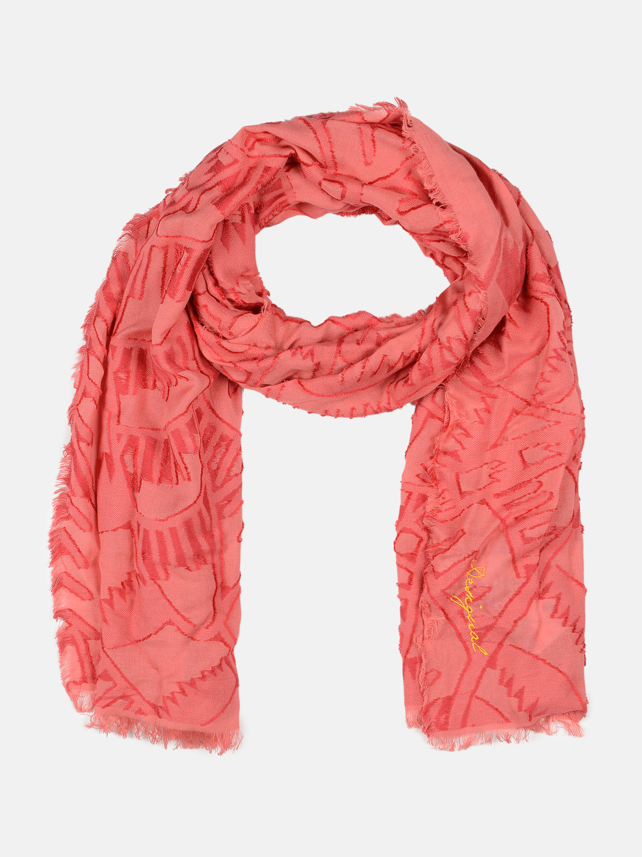 

Шарф Desigual 72W9WA5/3052 Розовый с принтом
