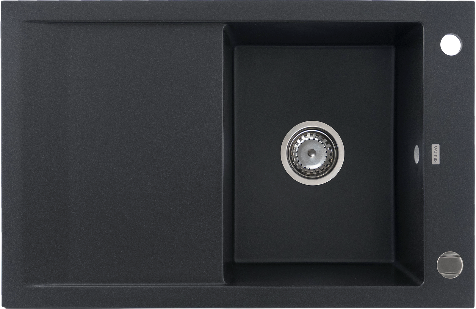 

Кухонная мойка KGS M 45 1B1D BLACK METALLIC