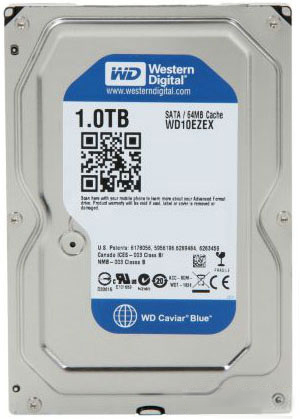 

Жорсткий диск Western Digital WD10EZEX Blue