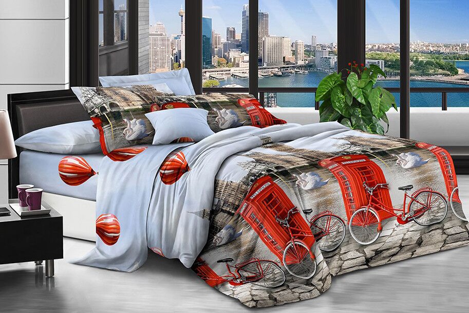 

Комплект постельного белья Modern Микросатин 15-0038 Cape Town King Size