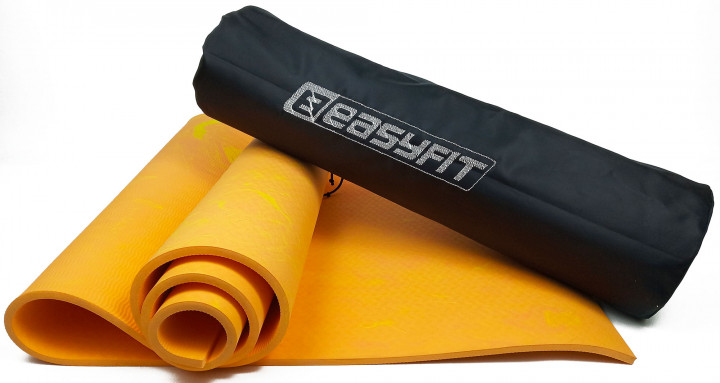 

Коврик для йоги EasyFit PER Premium Mat 8 мм оранжевый