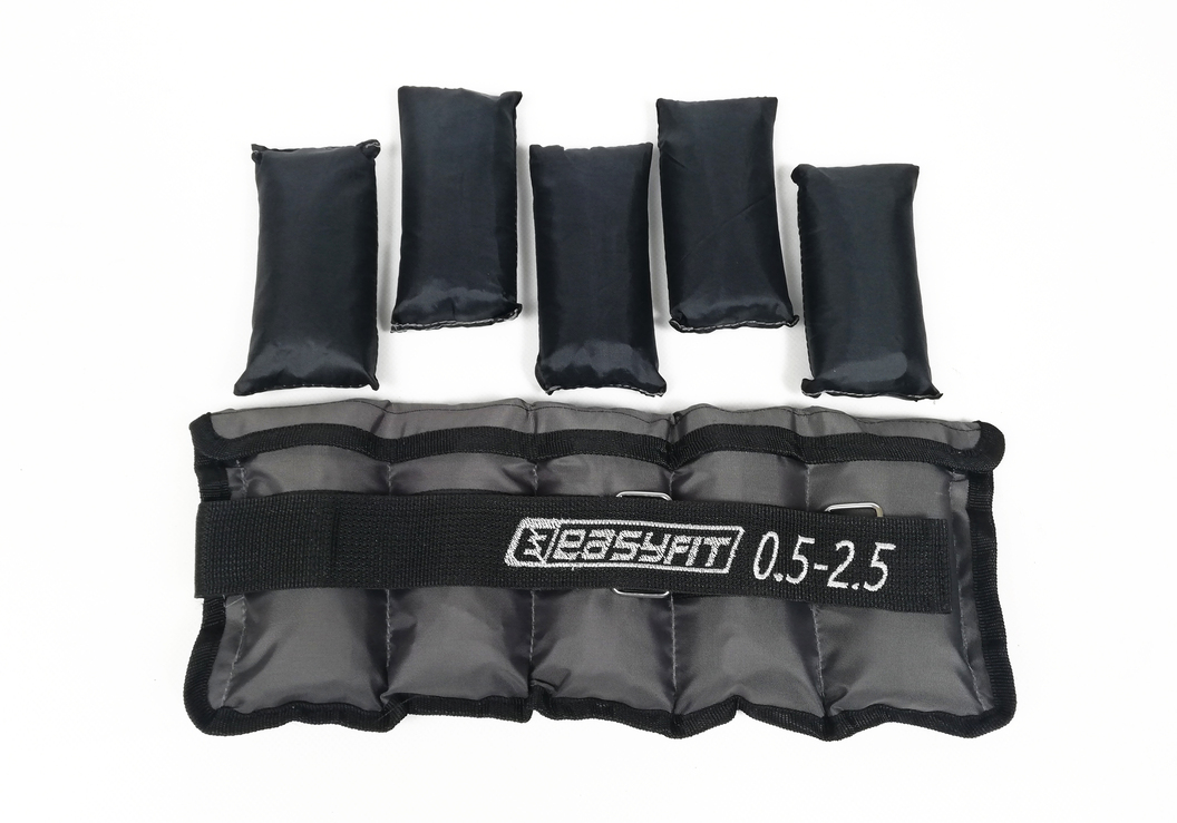 

Утяжелители EasyFit наборные до 2,5 кг пара Сталь