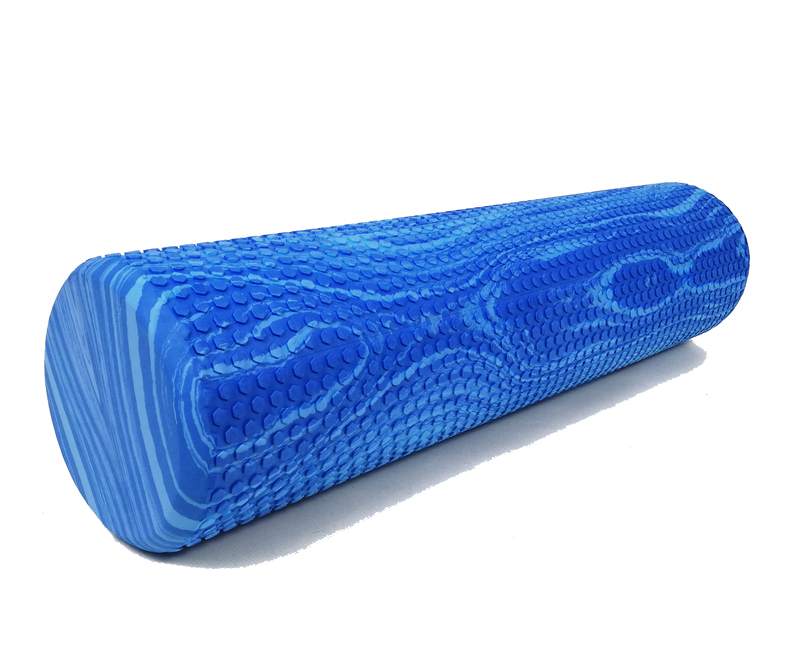 

Массажный ролик EasyFit Foam Roller 60 см двухцветный Синий-голубой