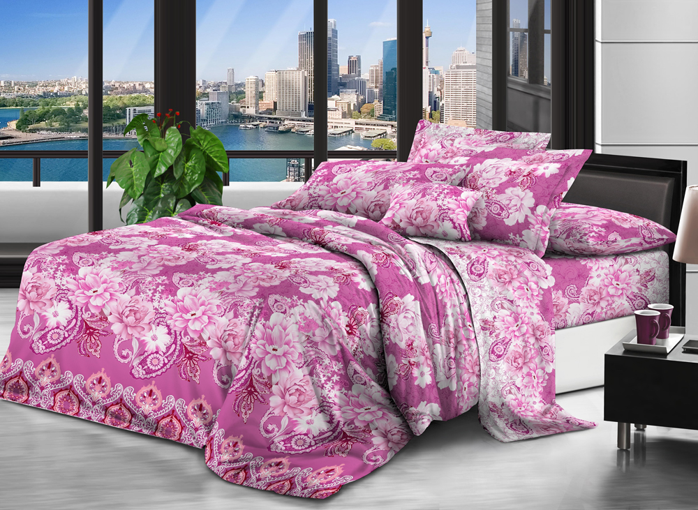 

Комплект постельного белья Modern Микросатин 15-0102 Rowan Семейный 160х220