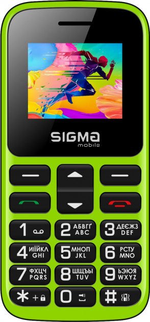 

Мобилный телефон Sigma mobile Comfort 50 HIT2020 Green