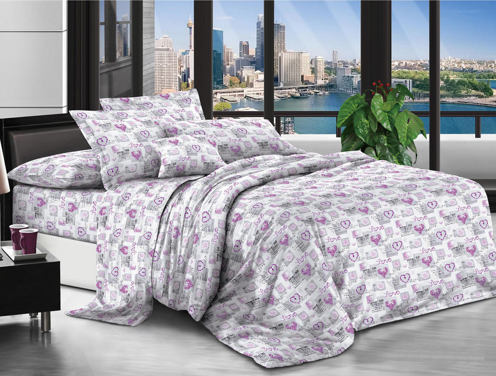 

Комплект постельного белья Modern Микросатин 15-0119 Dancer King Size