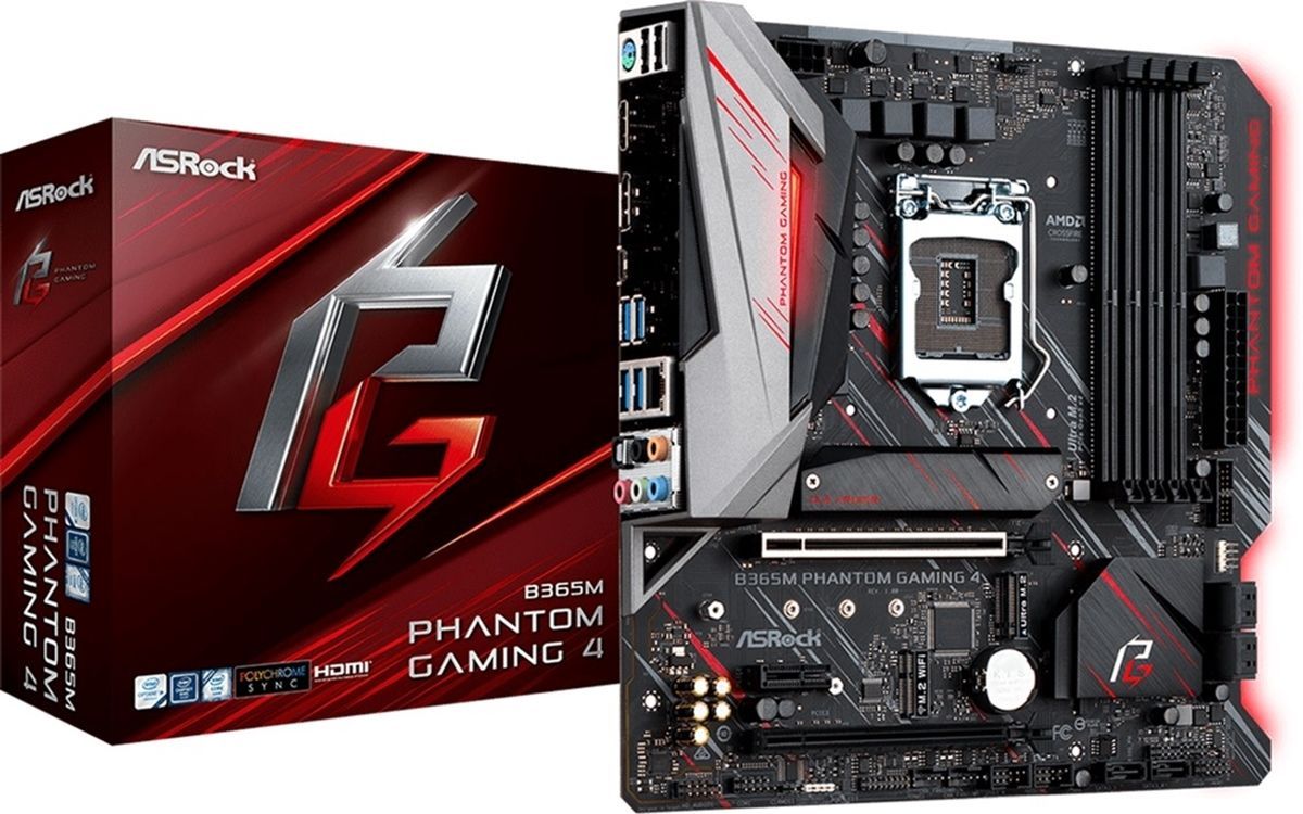 

Материнская плата ASRock B365M Phantom Gaming 4 (s1151, Intel B365, PCI-Ex16)