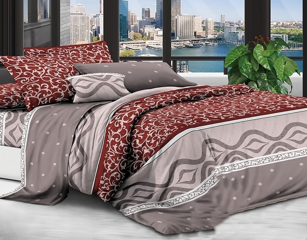 

Простынь Modern Микросатин 15-0141 Pomegranate 240х260