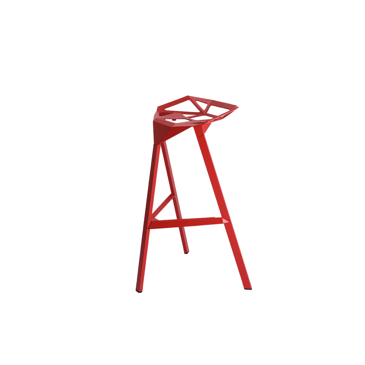 

Стул CoolArt Chair one Bar (каркас алюминий ) красный