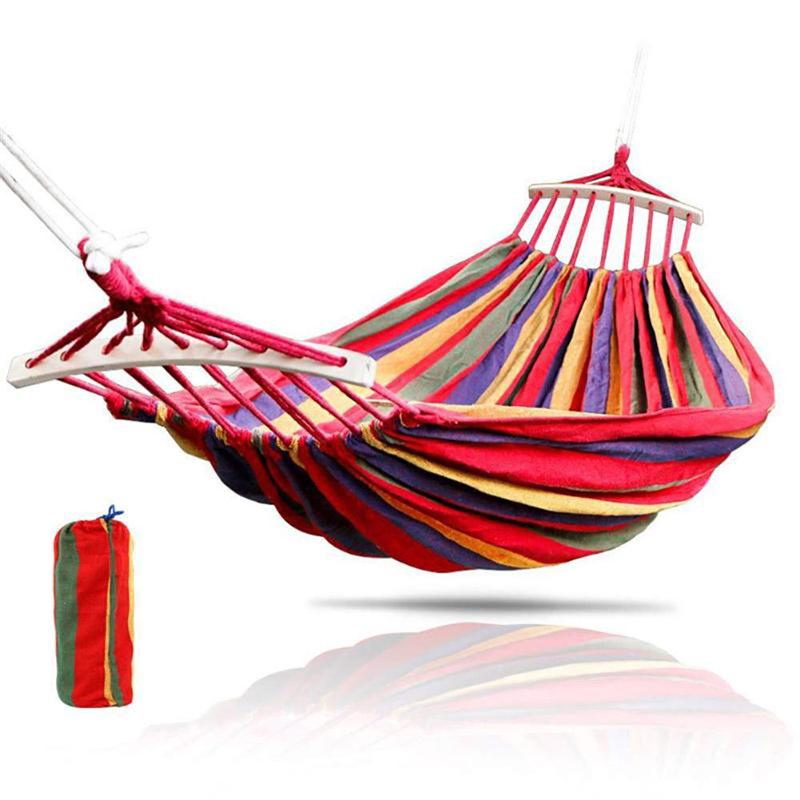 

Гамак для пикника с деревянным стержнем Picnic Hammock 80х200