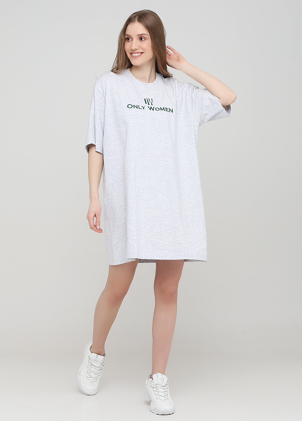 

Платье-футболка "Only Women" (94-DRt-03-02-grey/NL-green-front, Платье-футболка "Only Women" (94-DRt-03-02-grey/NL-green-front-XL)