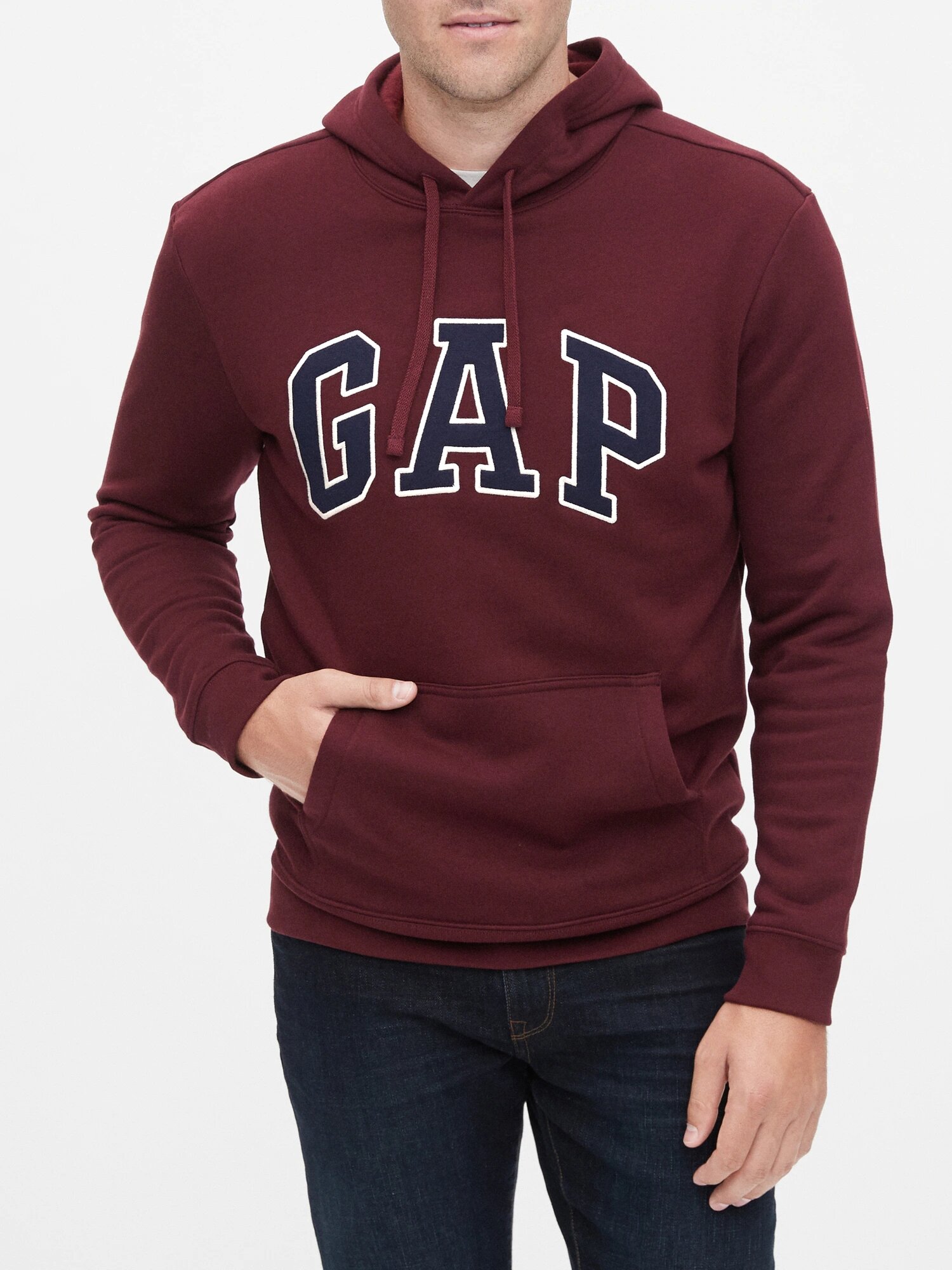 

Худи GAP 998343404 S Бордовое