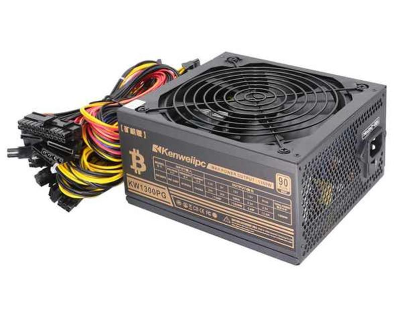 

Блок питания Kenweiipc KW-1300PG, ATX, 14cm fan, bulk