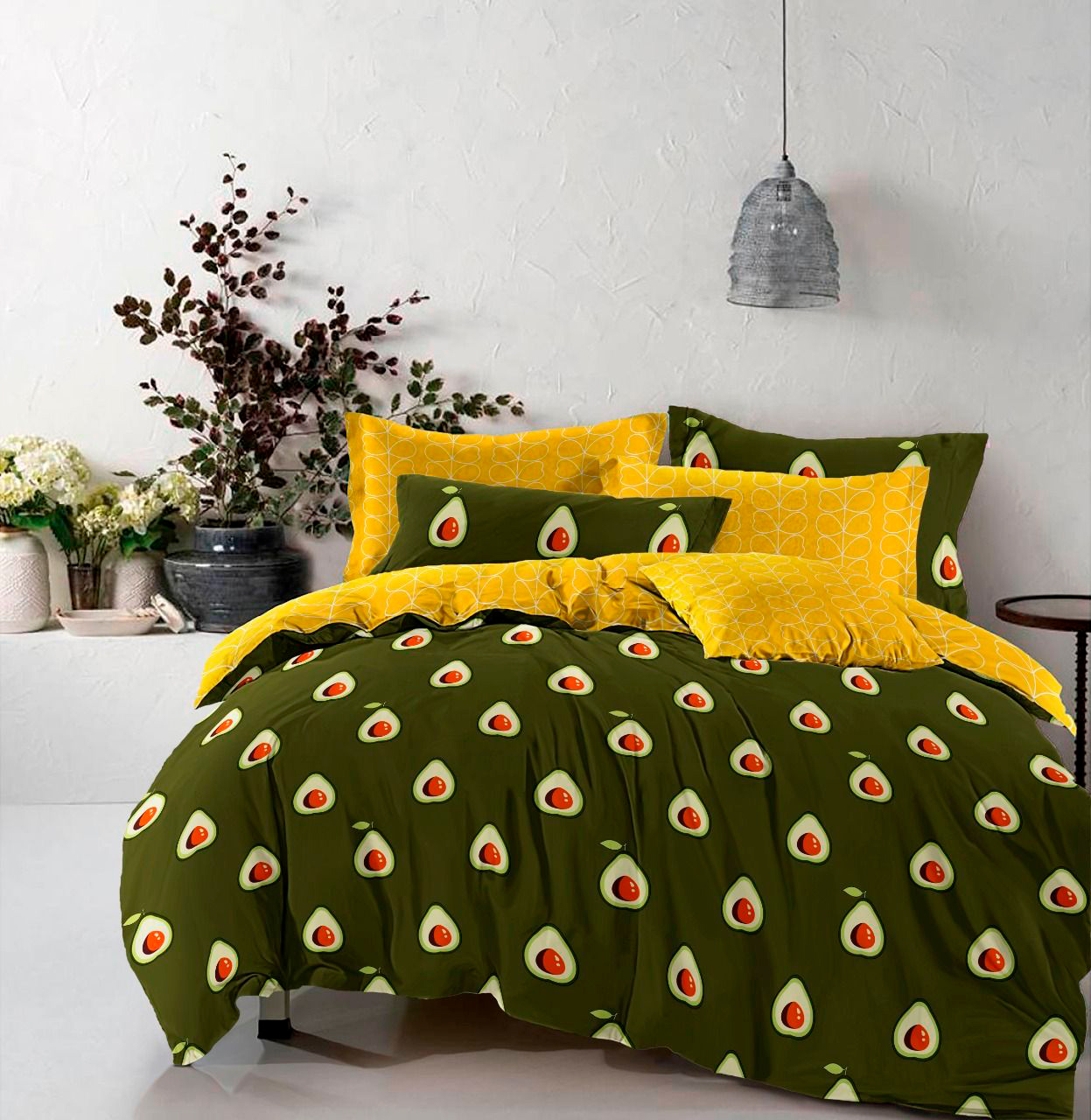 

Пододеяльник MirSon Бязь Premium 17-0435 Avocado 175х210