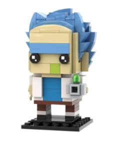 

Экшн фигурки строительные блоки фигурки MOC Brickheadz Рик/Морти 3-5 см