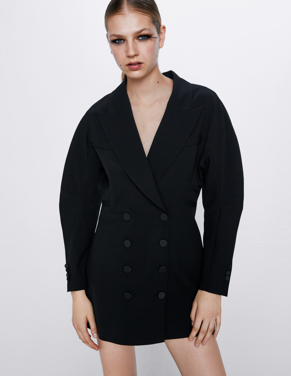 

Пиджак Zara Ж1059478 (8670/409/800) цвет черный L