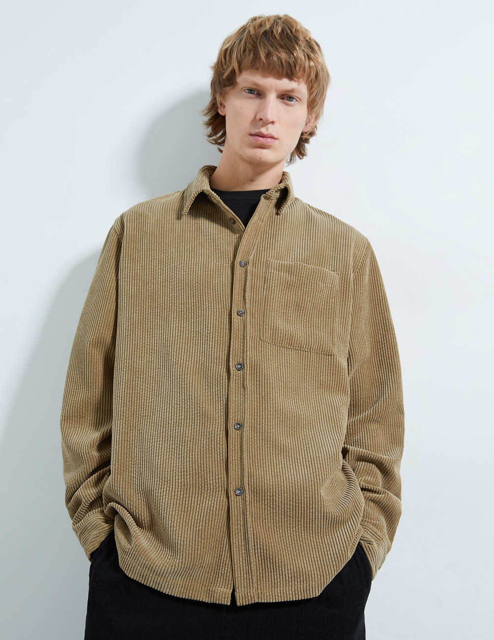 

Рубашка д/р Zara М0108806 (0387/401/707) цвет бежевый L