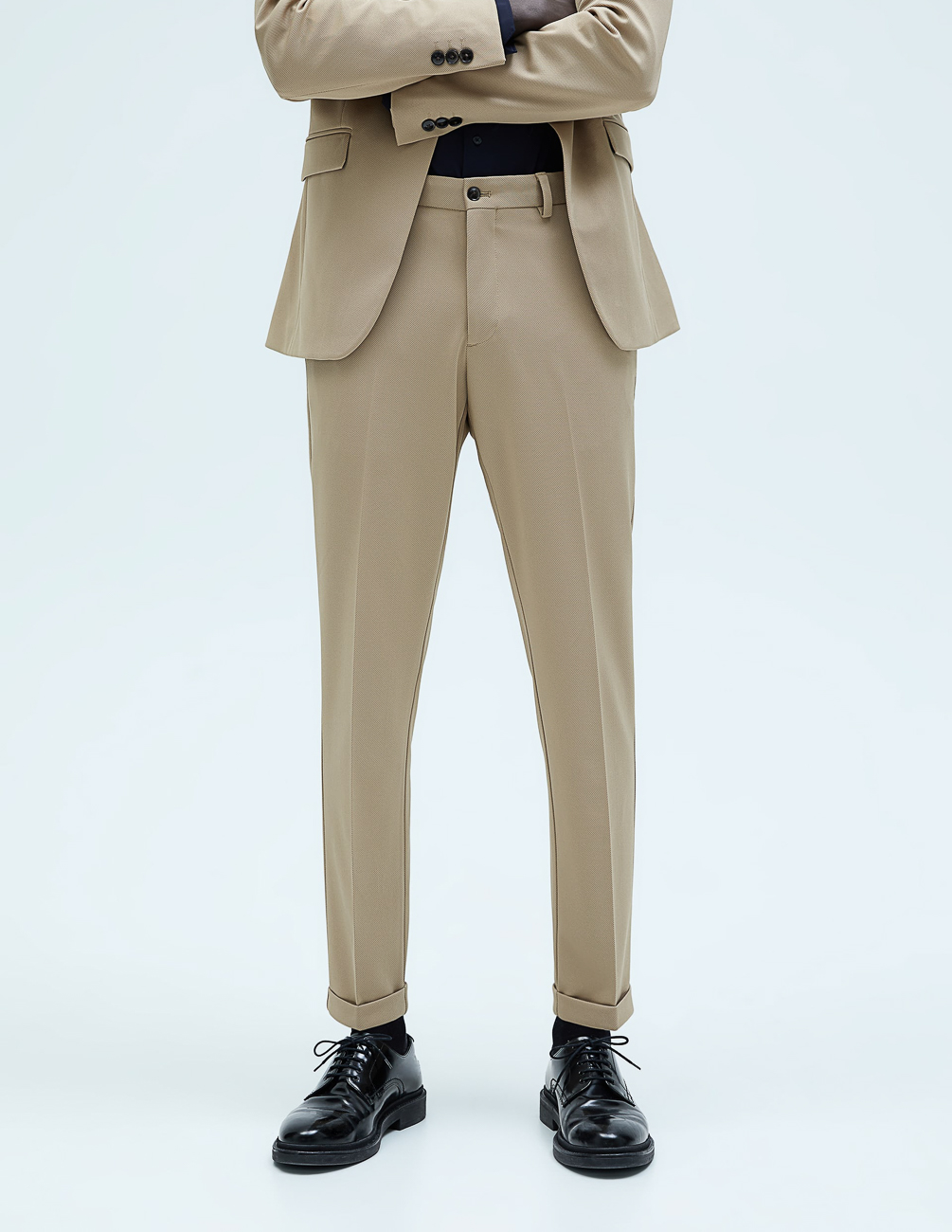 

Брюки Zara М0108979 (9621/474/704) цвет бежевый 31