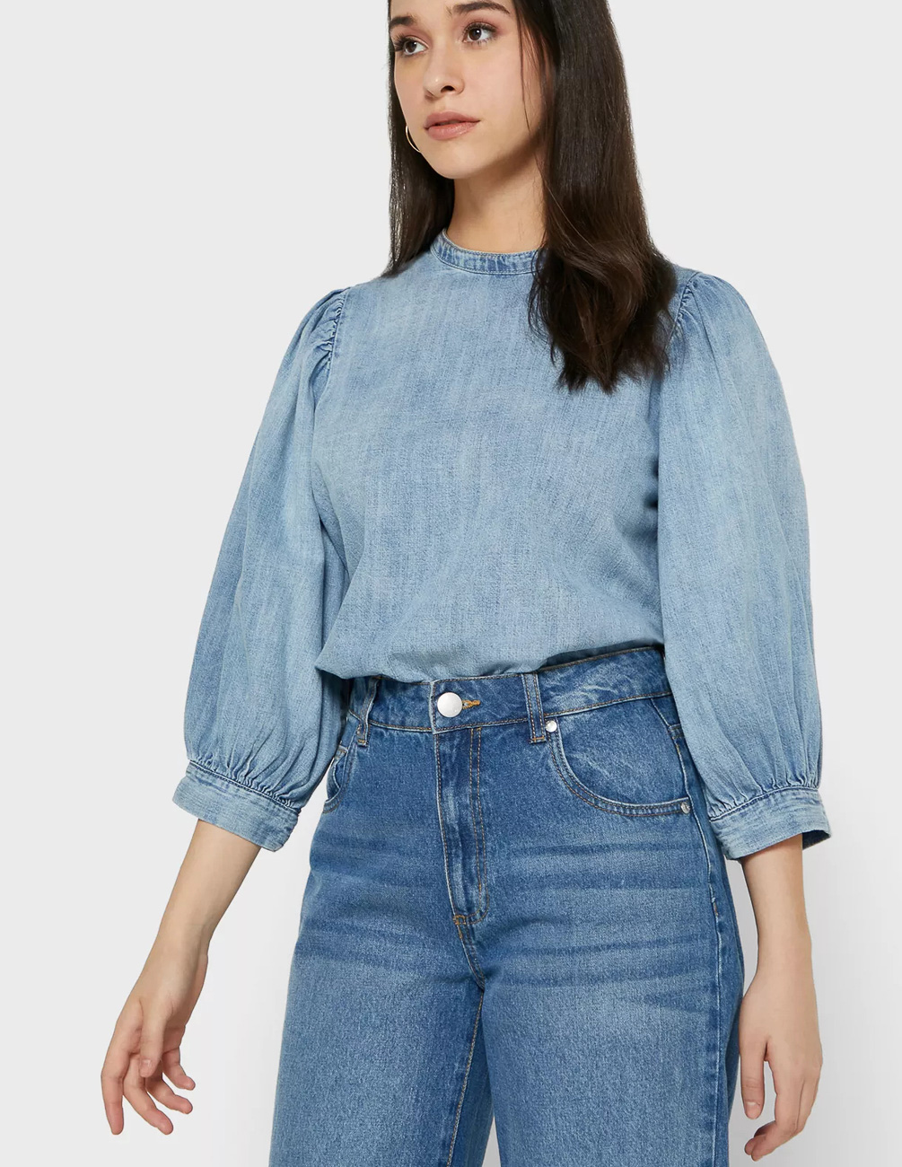 

Блуза Vero Moda Ж1058560 цвет голубой S