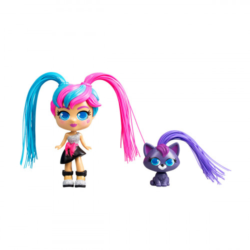 

Игровой набор с куклой и питомцем Curligirls - Модница Милли и Вог (82097)