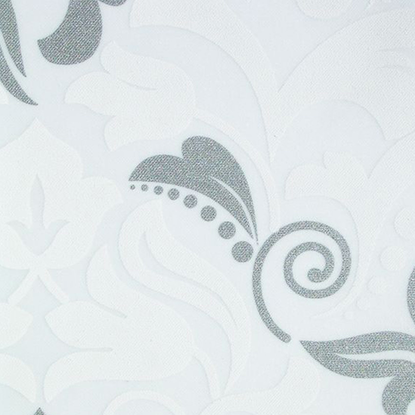 

Рулонная штора RolDecor элит Barocco 44x150 см Серебряная BV0968-44