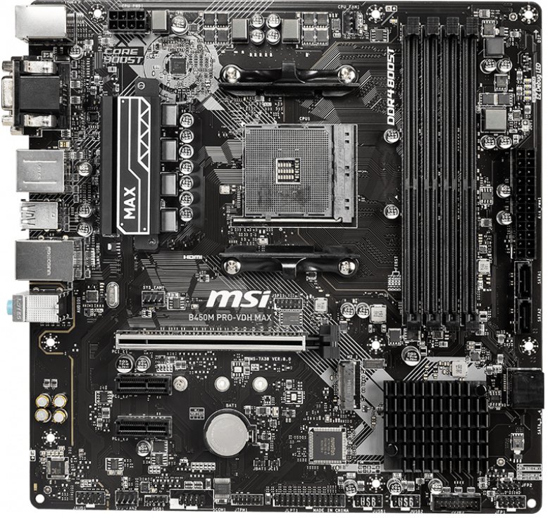 

Материнcкая плата MSI B450M_PRO-VDH_MAX sAM4 B450 4xDDR4 HDMI-DVI-VGA mATX