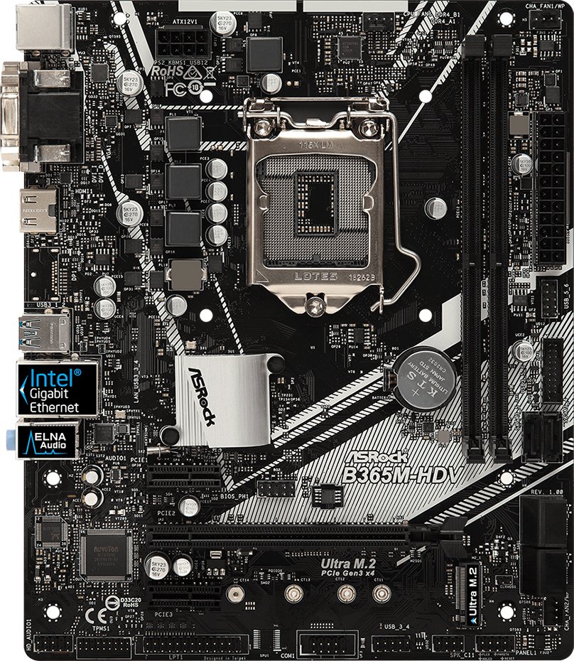 

ASRock B365M-HDV