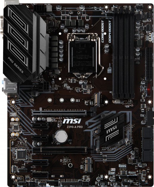 

Материнcька плата MSI Z390-A_PRO s1151 Z390 4xDDR4 M.2 DP-DVI-VGA ATX