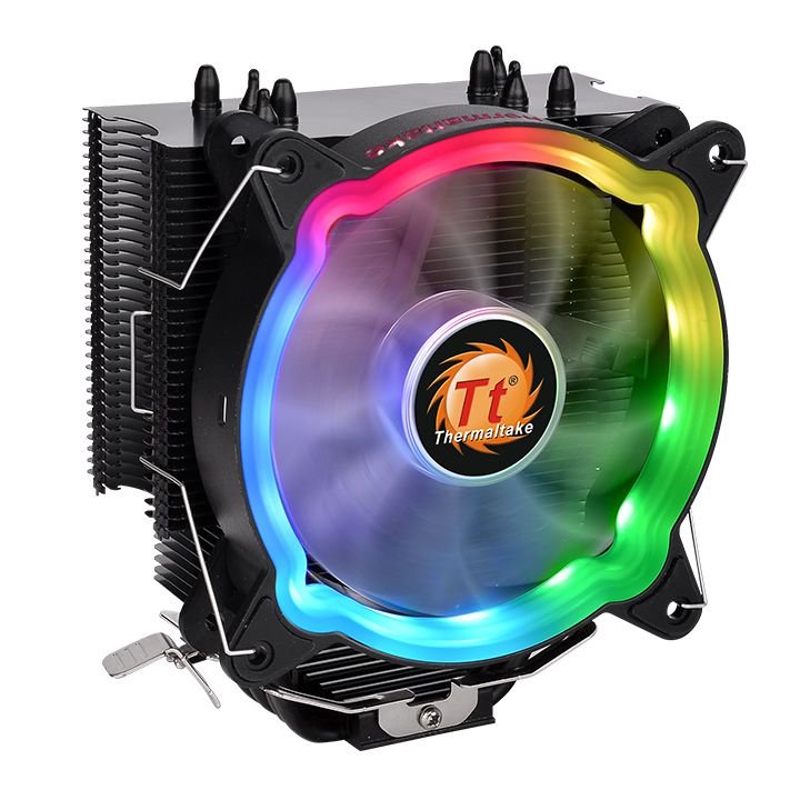 

Процессорный кулер Thermaltake UX200 ARGB Lighting LGA1200/115x/AM4/FM2(+)/AM3(+), TDP 130W