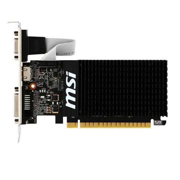 

Видеокарта MSI GeForce GT710 2GB DDR3 64bit low profile silent